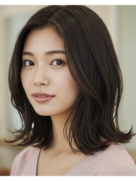 エス 天満扇町(esu) ya透明感カラー/顔周りレイヤーカット/ツヤ感