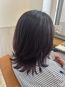 レイヤースタイル×ピンクパープルカラー★