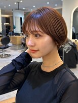 ジーナ 大宮(Zina)&nbsp;髪質改善＊アプリコットオレンジ＊美髪【Zina 大宮】