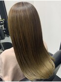 ロングスタイル/髪質改善