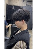 強め毛流れパーマ