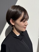 美容室 アイディー i-dee 暗めベージュカラー