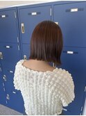 大人気！切りっぱなしボブ