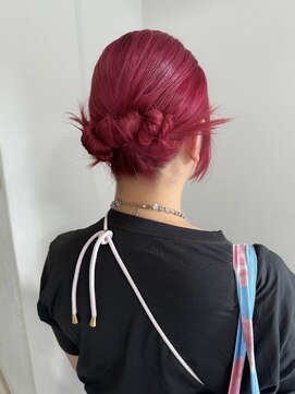 ヤント(yant) シアーレッド×アレンジ