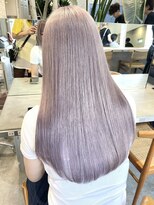 サンクマーケット 渋谷(cinq MARKET)&nbsp;渋谷ブリーチカラーハイトーンカラーラベンダーグレージュ韓国