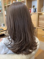 バイオレット 栄店(Violet) 【ブリーチ無し】シアーグレージュ/グレージュ/透け感カラー