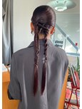 タイトtwin hair arrange