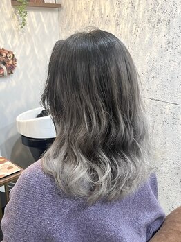 ジョア(Joie)の写真/【Hair Salon Joie】デザインカラー×髪質改善★カラーをしながらもきれいなヘアスタイルに♪≪大通≫