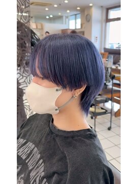 シエル ドゥ サワ(ciel de SAWA) ブリーチ × バイオレットボブ|ダブルカラー