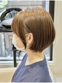 〈初ショートにおすすめ!〉短すぎないショートボブ