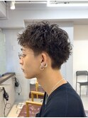 ルーズショートスパイキーショート刈り上げツーブロック短髪