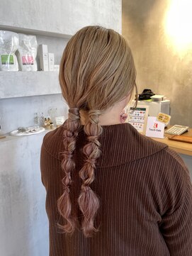 リコ(Lico) 【ヘアアレンジ】編みおろしツイン