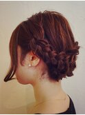 ３段編み込みスタイル☆