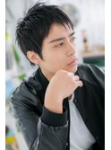 黒髪が◎メンズウェットショートa