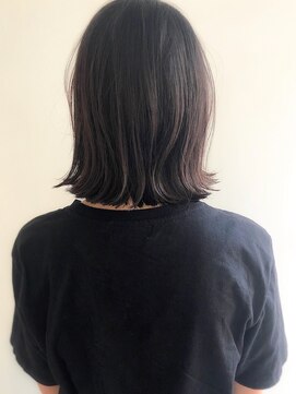 エル セルカ 高田馬場(el CERCA) [高田馬場新宿池袋]切りっぱなしボブ×外ハネ×グレージュカラー