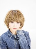 小顔ふんわり感ショート