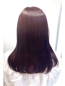 アッシュ たまプラーザ店(Ash) ピンクブラウン×ヴァイオレット