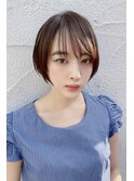 シースルーバング、前髪のショートマッシュ♪藤沢4
