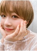 小顔 ひし形シルエットショートボブ 【ROMMY.本厚木】
