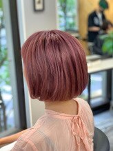 ツヤ感が可愛い♪暖色系カラー×ショートボブで愛されヘア ツヤ感が可愛い♪暖色系カラー×ショートボブで愛されヘア