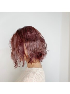 トムヘアーデザイン 香里園店(TOM HAIR DESIGN) 【褪色後も楽しめる♪】透明感抜群☆アメジストピンク