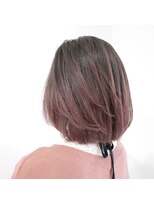 デコヘアーフラッペ(DECO HAIR frappe)&nbsp;エアタッチ　グラデーションカラー　ピンクラベンダー