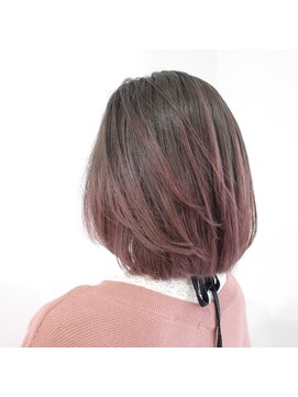 デコヘアーフラッペ(DECO HAIR frappe) エアタッチ　グラデーションカラー　ピンクラベンダー