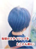 ブロー、アイロンなし☆スタイリング簡単ショート