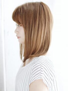 ウル 吉祥寺(ulu) ハイトーンナチュラルストレートスタイル