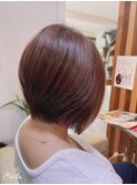 扱いやすいボブスタイル