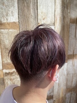 ムーン(moon) #マッシュヘア#ビタミンカラー#メルティカラー#センターパート