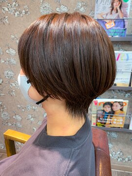 アクロス ヘアー デザイン 蒲田東口(across hairdesign) まとまり重視のナチュラルボブ◎10代20代30代40代50代