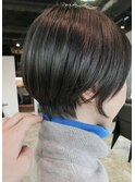 大人丸みショートボブ