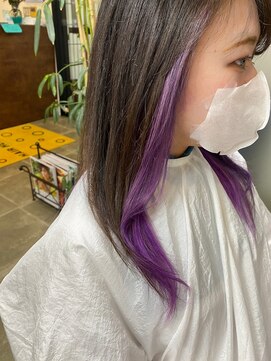 ヘアーハーツ(Hair Hearts) インナーカラー