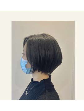 ラベスト バイ セロ 池袋メトロポリタン前(LOVEST by CERO) 弱酸性縮毛×ミントカラー