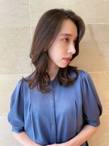 くびれヘア/ミディアム/レイヤーヘア/20代30代40代/銀座日本橋