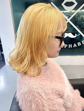 アグ ヘアー ドルチェ 静岡青葉通り店(Agu hair dolce) 《Agu hair 小木曽》 抜きっぱなしブロンズ◎ブリーチ2回