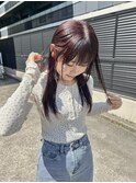 cassis red / 暖色カラー
