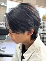 エルマーク 心斎橋(L-MARK)&nbsp;センターパートニュアンスパーマ韓国カルマパーマコンマヘア