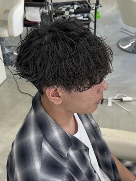 ルアン 大分駅店(ruen) 大分 府内 マッシュ 波巻きスパイラルパーマ 波巻き 中村友哉