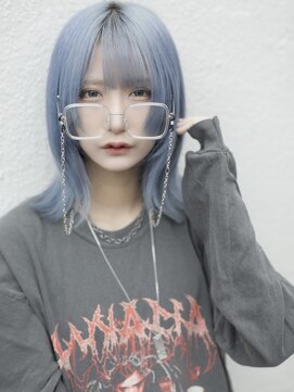 ティアム 渋谷店(Tiam shibuya) ブルーシルバー(渋谷/ハイトーンカラー/ダブルカラー/原宿)