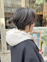 ネオリーブアイム 横浜西口店(Neolive aim)&nbsp;フェザーショートマロンベージュメルティーカラー似合わせカット