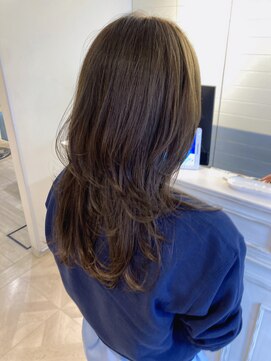 シェノン 赤羽店(CHAINON) 軽めロングウルフレイヤー2025年人気赤み無ブラウン赤羽美容院