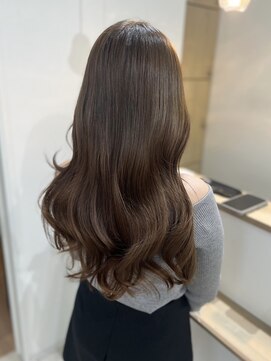 ビビバイベル(BiVi by BHEL) グレージュミルクティーベージュカラー韓国レイヤーカット桑名