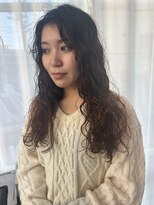 イルバイアトモス(ilu by Atmos)&nbsp;ロングヘア  ×  ハードスパイラルパーマ/プードルパーマ