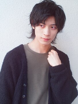 レジュアル(RESSUAL) かき上げヘア　ニュアンスマッシュ　サイドパート　ビジネス