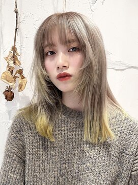 イルウィ(irwi) 【miku/ブリーチ】デザインカラー/イエロー/ベージュ/レイヤー