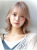 レイヤーボブ韓国巻き