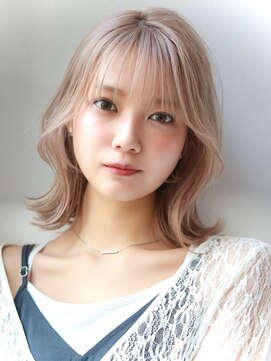 オーシャントーキョー サニー 原宿(OCEAN TOKYO Sunny) レイヤーボブ韓国巻き