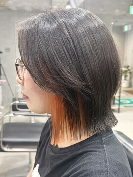 ラック(LUCK) 船橋/くすみベージュ/細めハイライト